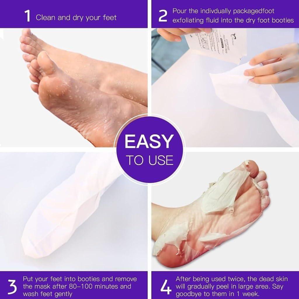 Peeldo Exfoliating Foot Mask Hydrating Sock