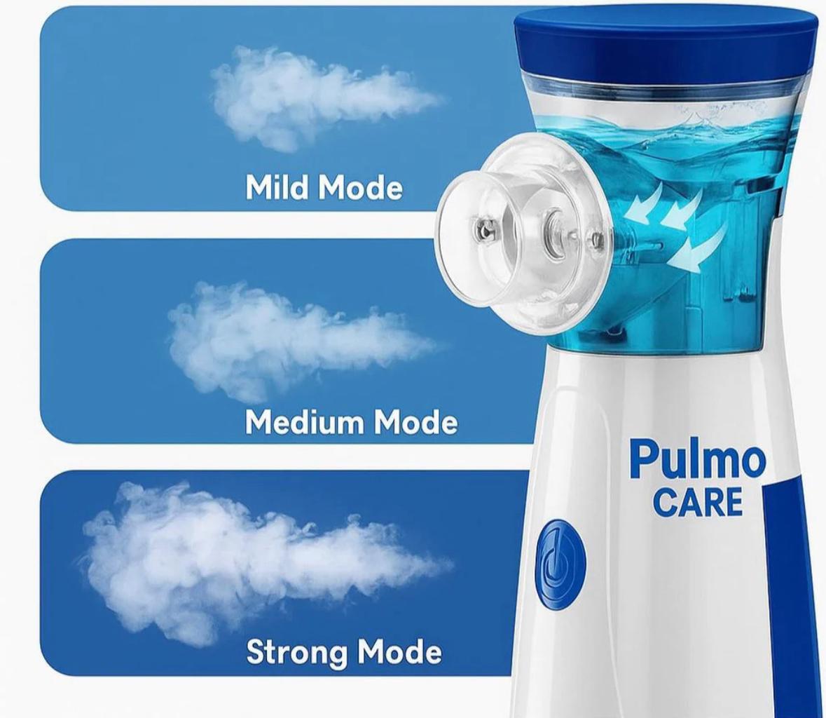 Mini Portable Nebulizer + 2 Masks + FREE Thermometer  Home Respiratory Care!